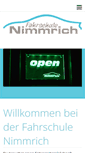 Mobile Screenshot of fahrschule-nimmrich.de